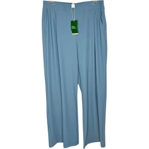 Halara Flex™ High Waisted Body Sculpt Waist-Slimming Wide Leg Pants - Blue - XL - Picture 2 of 8